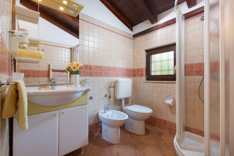 Bathroom, Villa Momiano, Buje