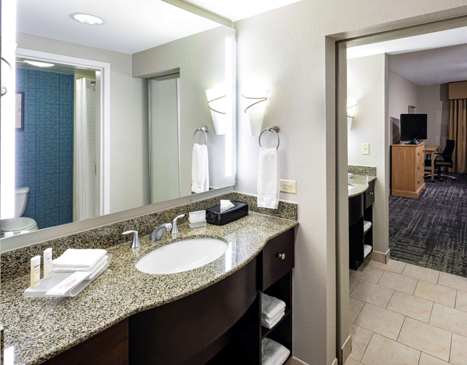 Bathroom 4, Homewood Suites by Hilton Austin/Round Rock, TX, Williamson