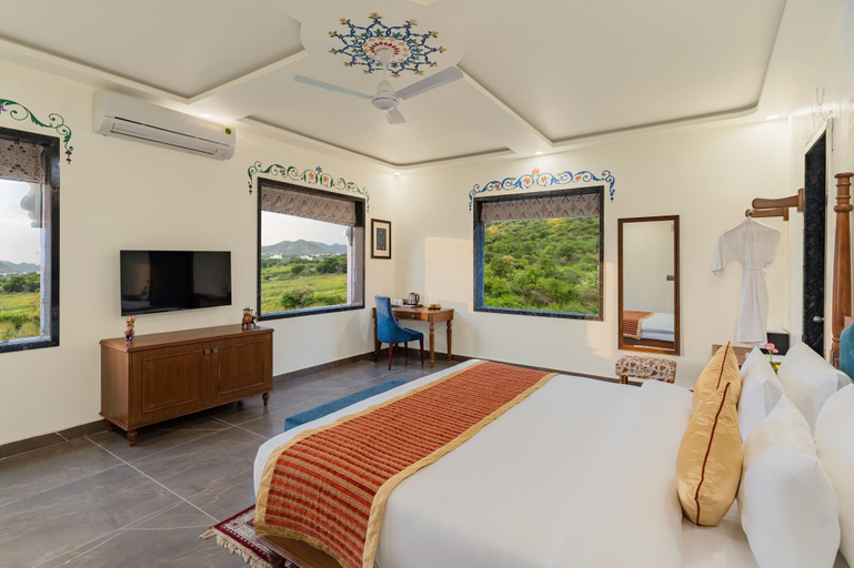 Bedroom 3, Traavista Aravali Mahal, Udaipur