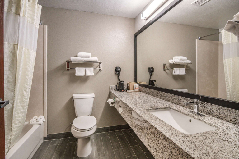 Bathroom 5, Quality Inn & Suites Fort Worth - Fossil Creek, Fort Worth