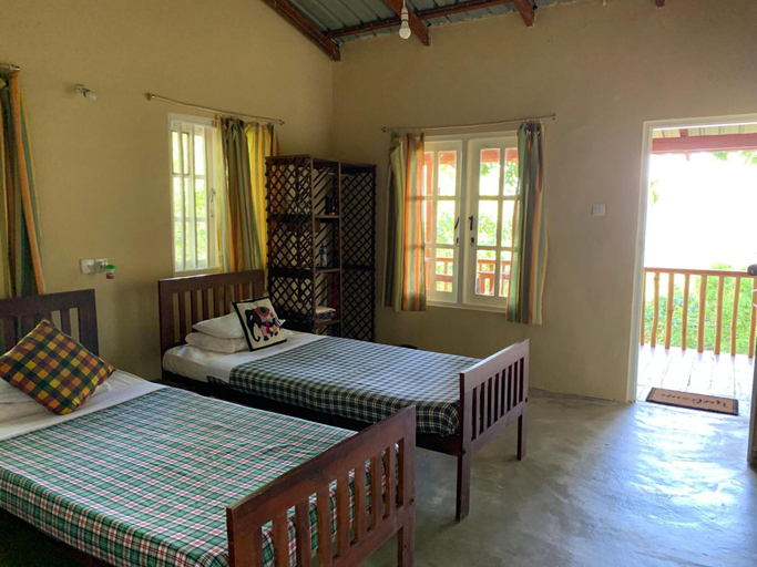 Bedroom 2, Polwaththa Eco Lodges, Kundasale