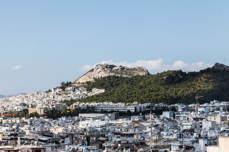 Balcony view 5, Cozy penthouse in Athens w amazing view, Attica