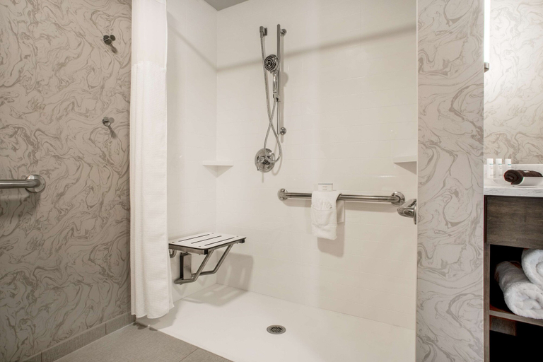 Bathroom 4, Homewood Suites by Hilton Salina Downtown, Saline