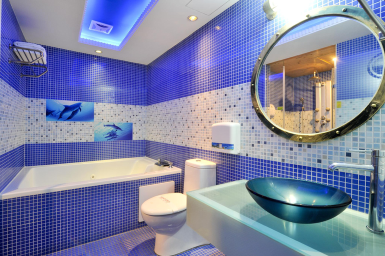 Bathroom 5, ZJ-Motel Hsinchu, Hsinchu City