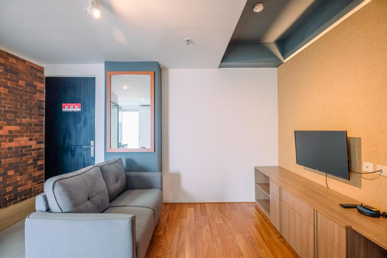 Warm and Homey 1BR at Pancoran Riverside Apartment By Travelio, South Jakarta
