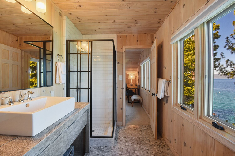 Bathroom 4, Mesmerizing Meeks Bay Outdoor Waterfront Deck, El Dorado