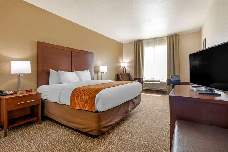 Bedroom 3, Comfort Inn Near UNT, Denton