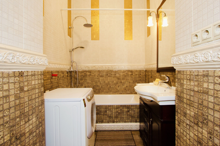 Bathroom 2, LUXKV Apartment on Kudrinskaya Ploschad, Northern