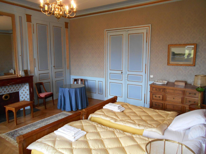 Bedroom 4, Château d'Ailly, Loire