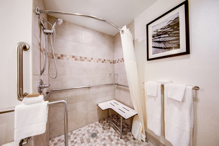 Bathroom 4, DoubleTree by Hilton Hotel & Suites Jersey City, Jersey City