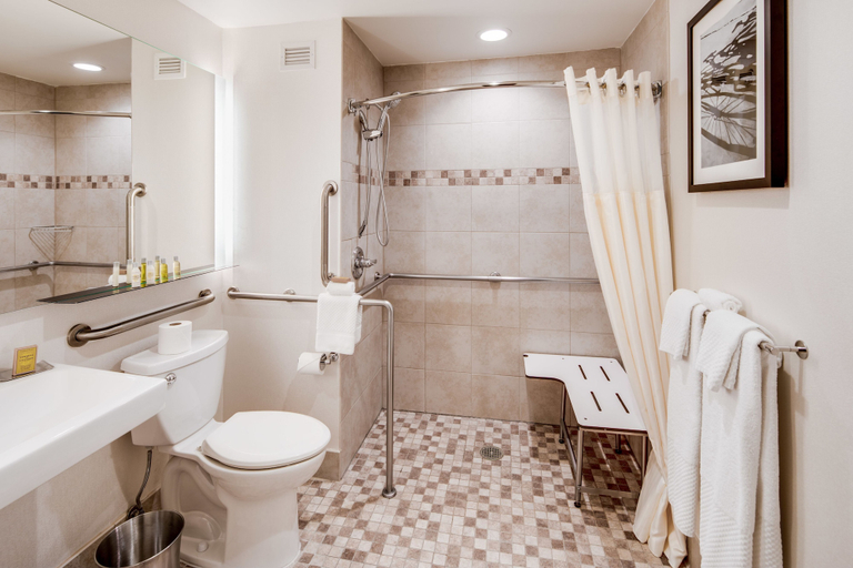 Bathroom 4, DoubleTree by Hilton Hotel & Suites Jersey City, Jersey City