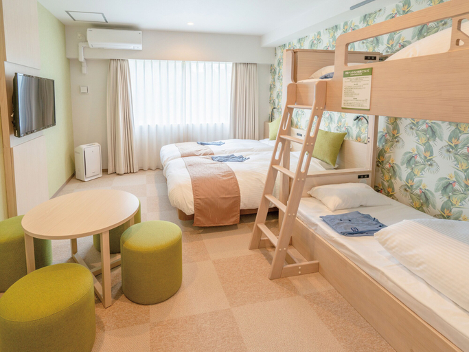 Bedroom 3, La'gent Hotel Okinawa Chatan - Hostel, Chatan