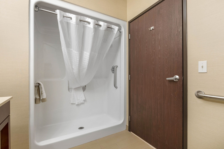 Bathroom 4, Comfort Suites Cedar Falls Industrial Park, Black Hawk