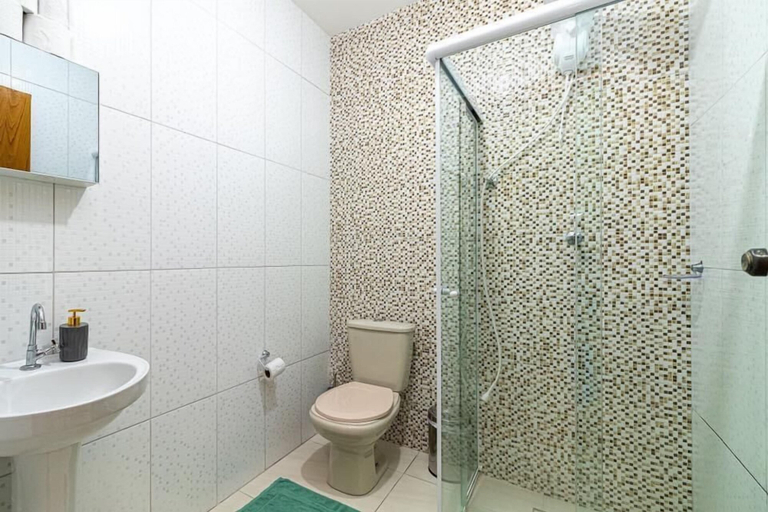 Bathroom, Pousada Flor de Lótus, Ubatuba