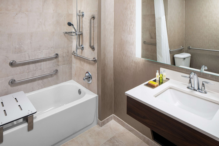 Bathroom 5, DoubleTree by Hilton Ann Arbor North, Washtenaw