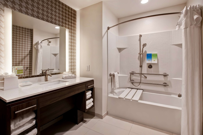 Bathroom 4, Home2 Suites by Hilton Charlotte Northlake, Mecklenburg