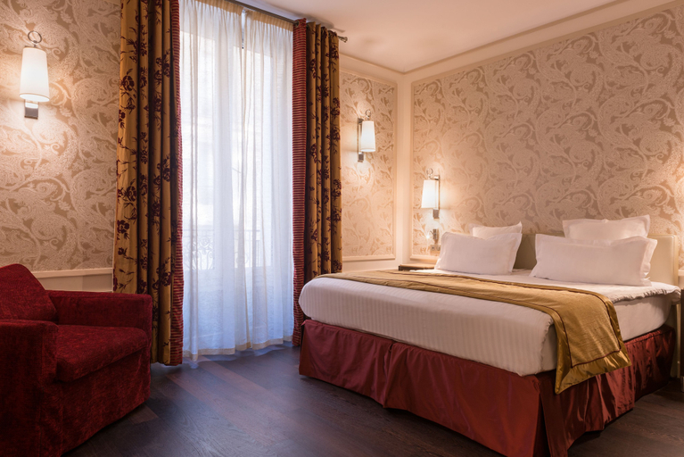 Bedroom 4, Crystal Hôtel, Paris