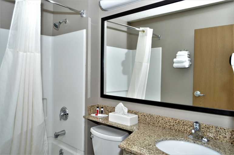 Bathroom 4, Super 8 by Wyndham Clearfield, Clearfield