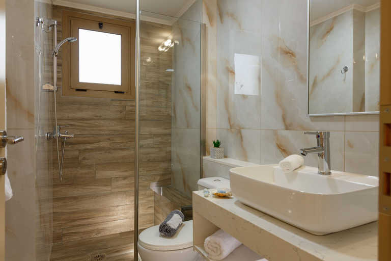 Bathroom 4, Panorama Hotel Apartments, Crete