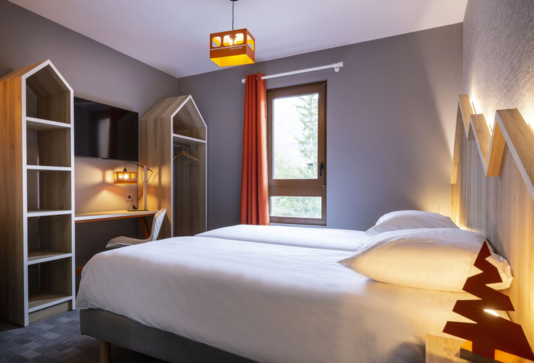 Bedroom 3, Hotel Base Camp Lodge - Bourg Saint Maurice, Savoie