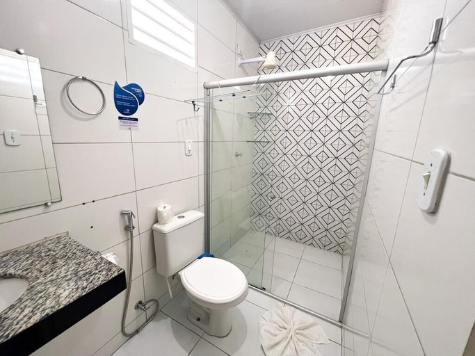 Bathroom, Pousada Maresia, São Miguel dos Milagres