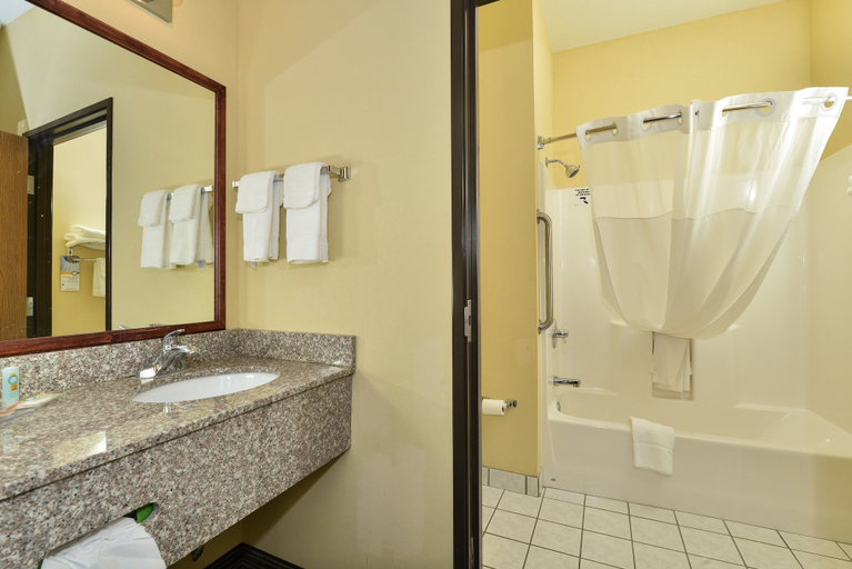 Bathroom 4, Quality Inn Joplin I-44, Newton