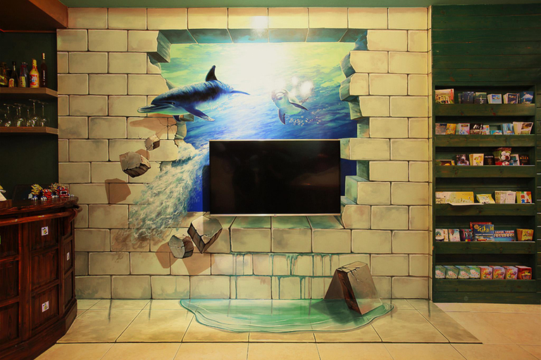 Public Area, 3D Sunflower Embossed B&B, Hualien