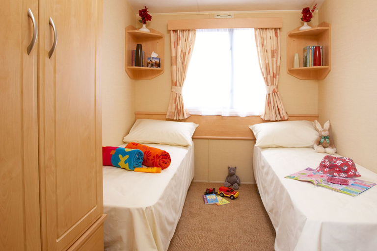 Bedroom 2, Newperran Holiday Resort, Cornwall