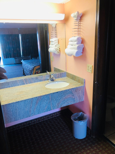 Bathroom 5, Regency Inn, Canadian
