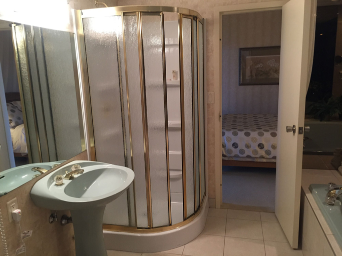 Bathroom 4, Hôtel Castel, La Haute-Yamaska