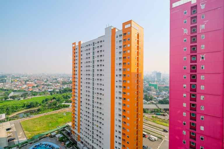 Exterior & Views 2, Fancy and Nice Studio (No Kitchen) at Green Pramuka City Apartment By Travelio, Jakarta Pusat