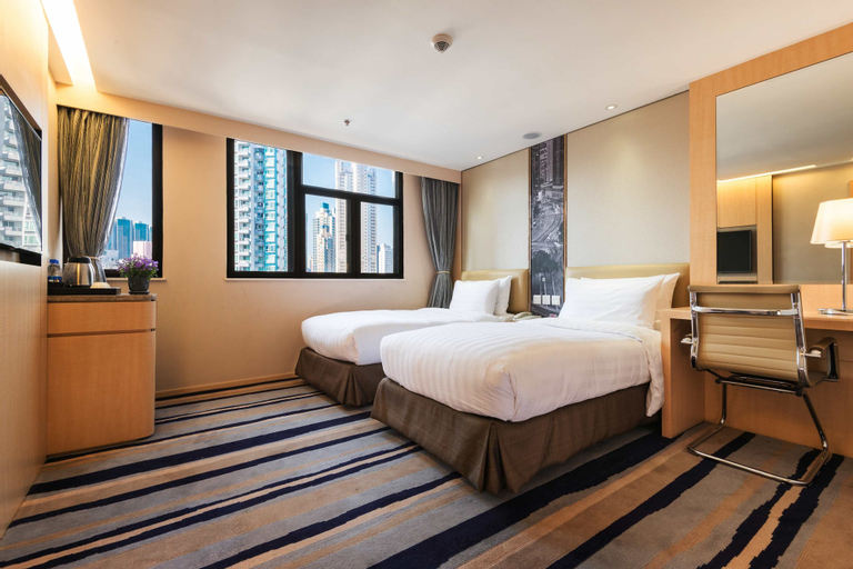 Bedroom 1, Metropark Hotel Mongkok, Kowloon