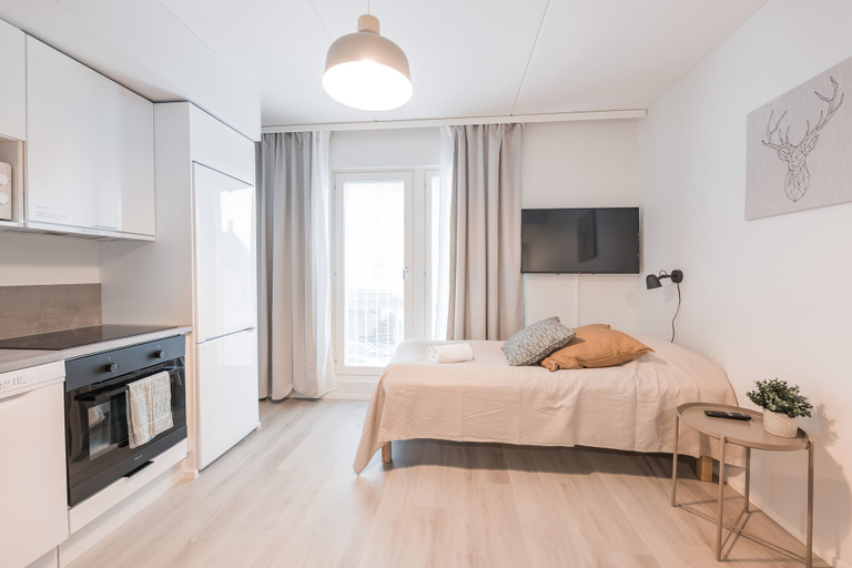 Bedroom 3, Forenom Apartments Jyväskylä Vaasankatu, Central Finland