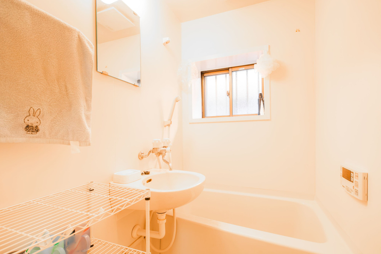 Bathroom 3, Sakuragawa no Waho House, Osaka