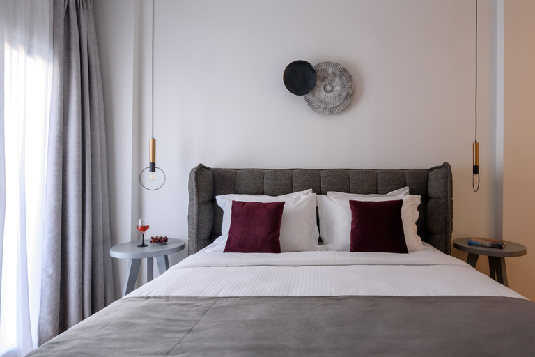 Bedroom 3, Acropolis Grand Apartment, Attica