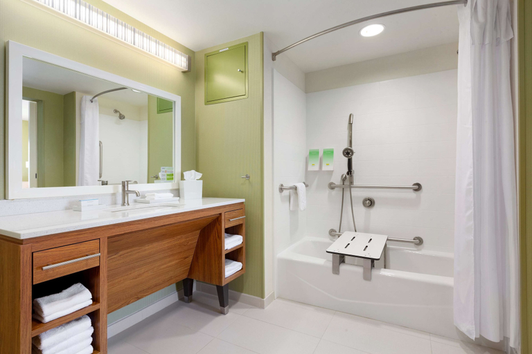Bathroom 4, Home2 Suites by Hilton Champaign/Urbana, Champaign