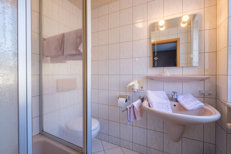 Bathroom 4, Landhotel Goldenes Kreuz, Neustadt an der Waldnaab