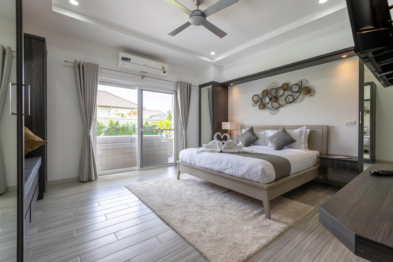 Bedroom 4, Modern 3 Bedroom Pool Villa MS24, Hua Hin
