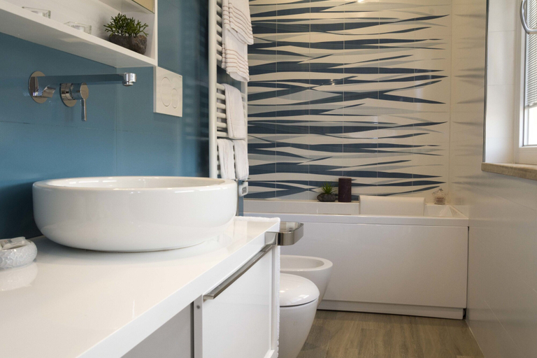 Bathroom 4, Hotel Miramare, Latina