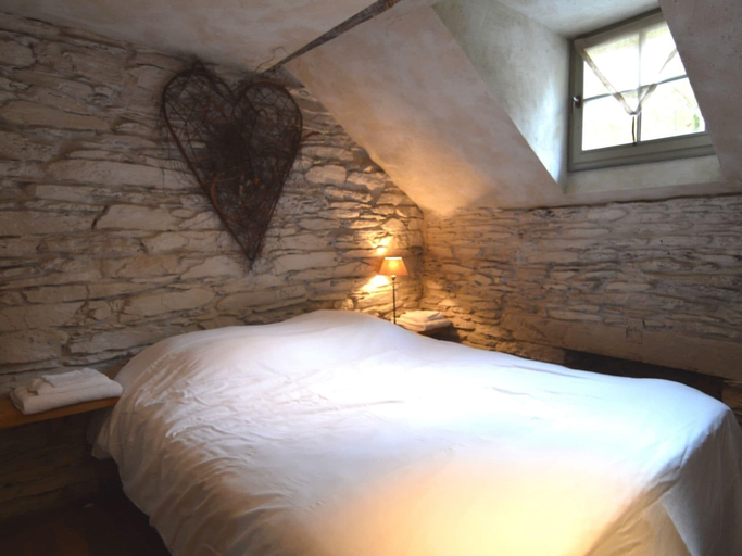 Bedroom 3, Plush Mill in Vresse-sur-semois With Pool & Sauna, Namur