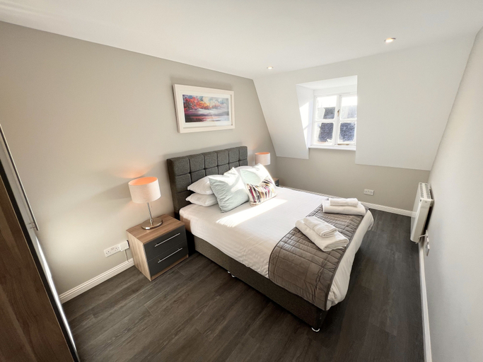 Bedroom 3, Beautiful central apartment with parking, Oxfordshire