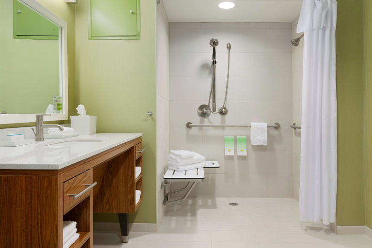 Bathroom 4, Home2 Suites by Hilton Champaign/Urbana, Champaign