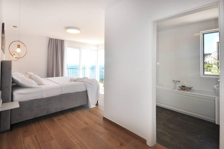 Bedroom 3, Villa Iva With sea View and Pool, Omiš