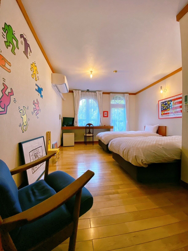 Bedroom 2, Lodge Atelier, Hokuto
