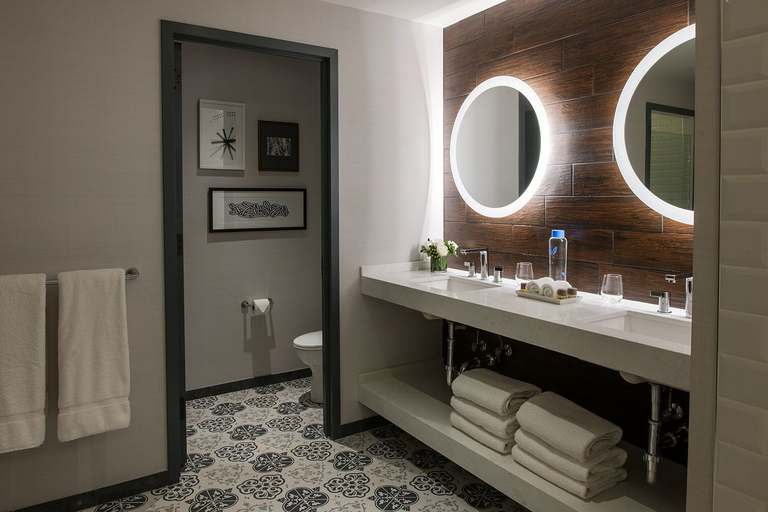 Bathroom 5, The Goodwin Hotel, Hartford