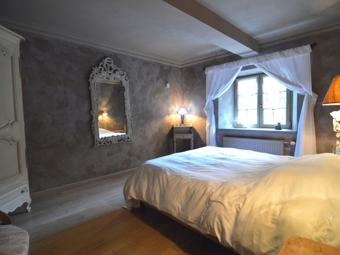 Bedroom 2, Plush Mill in Vresse-sur-semois With Pool & Sauna, Namur