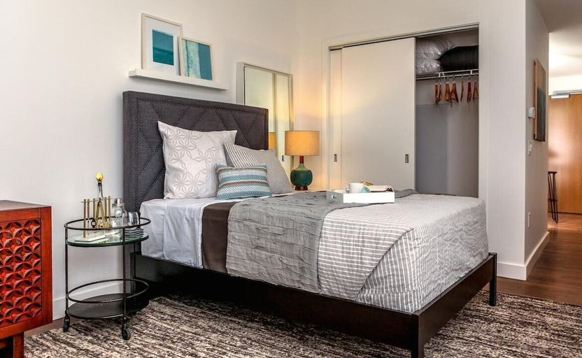 Bedroom 3, Luxurious 1bd/1ba Penthouse in Fenway - 1T, Boston