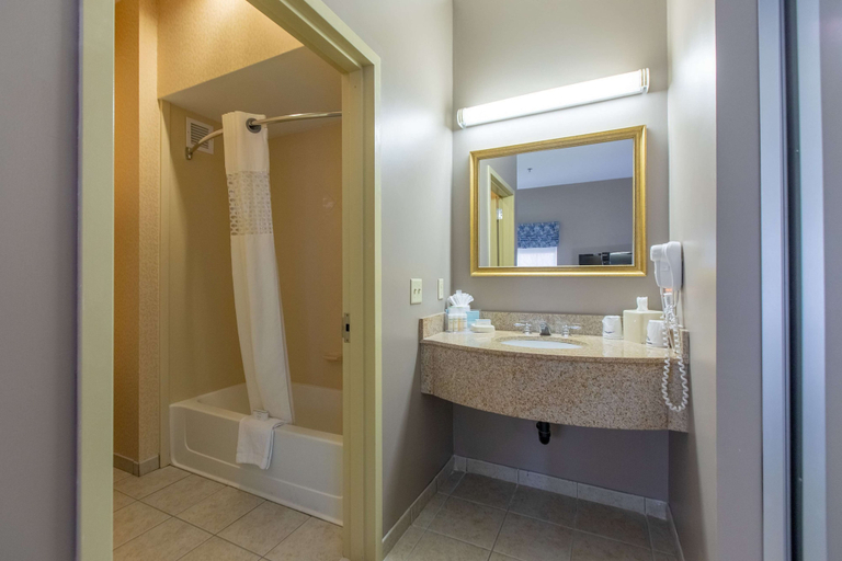 Bathroom 4, Hampton Inn Hadley-Amherst Area, Hampshire
