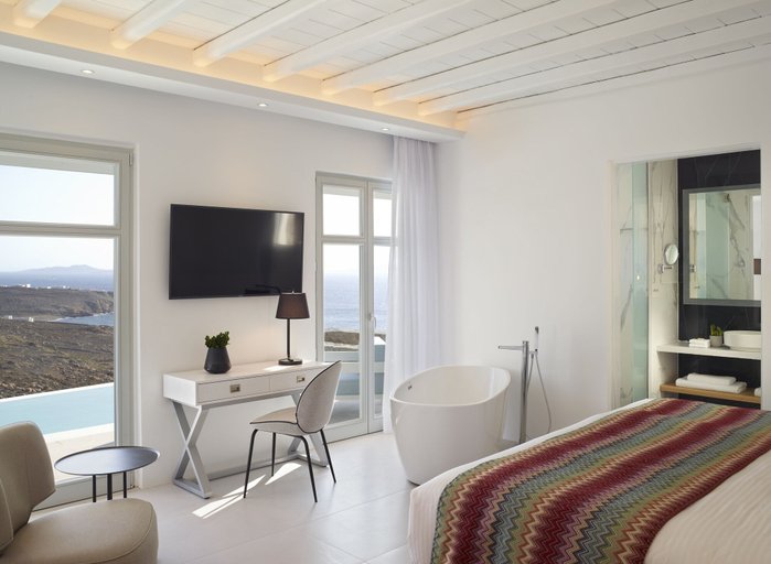 Bedroom 4, Epic Blue Mykonos, South Aegean