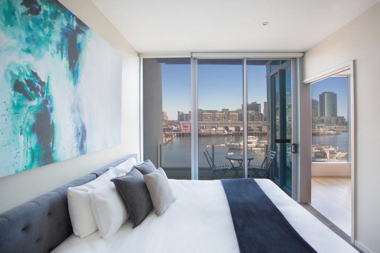 Bedroom 3, The Sebel Residences Melbourne Docklands Serviced Apartments, Melbourne